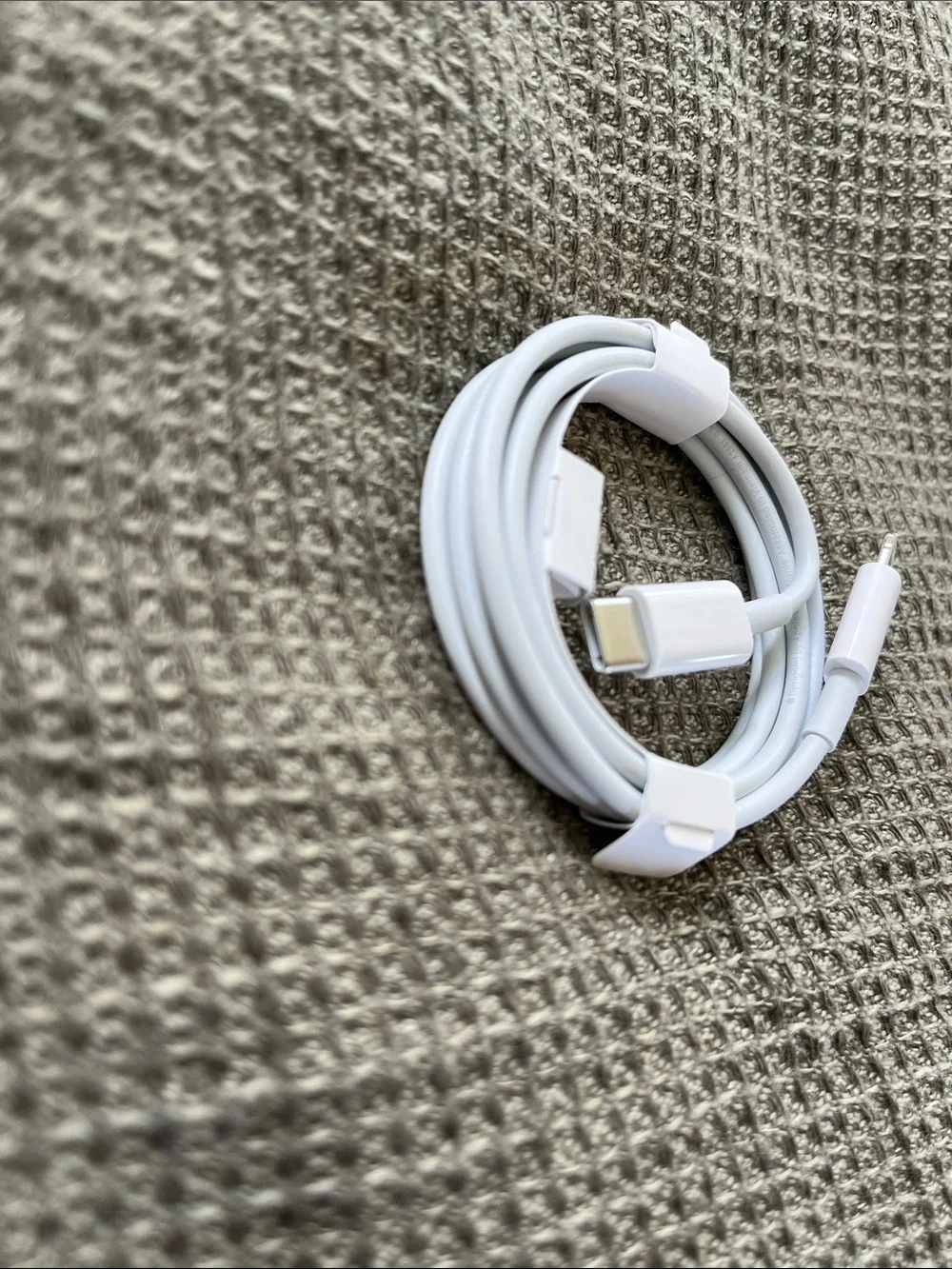 Apple Brand White Lightning to USB-C Charging Cable- NWT